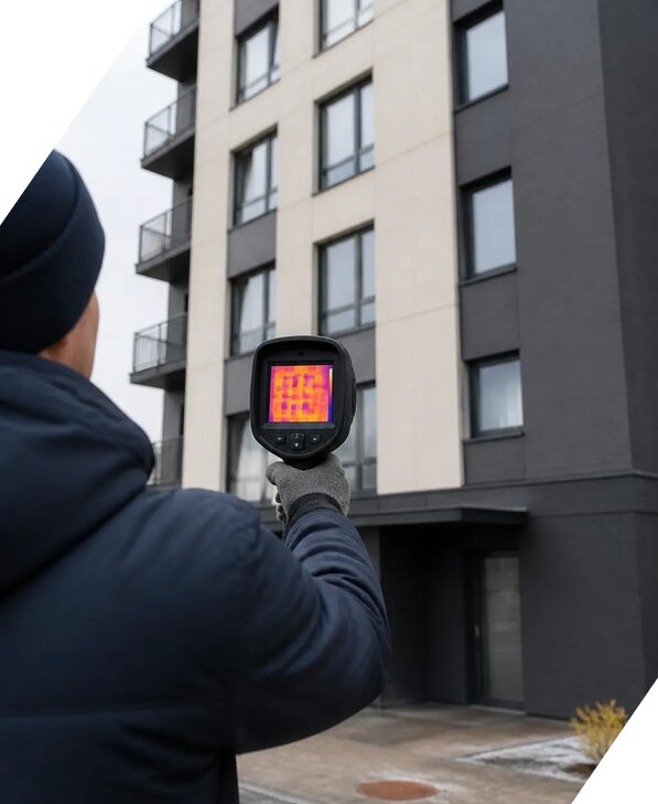 Тепловизионное обследование зданий в Добрянке от 5051 р. | ЭкспертизаРоссия